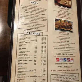Menus