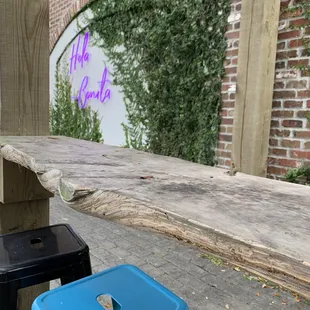 Inviting entry to the patio