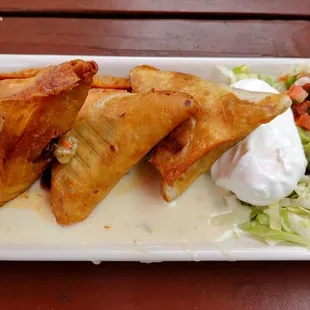 Duck empanadas