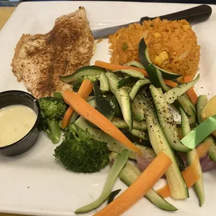 Red Fish Monterrey Dinner