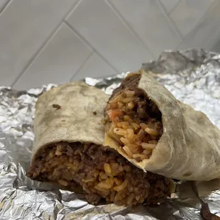 #8 Carne Asada Burrito