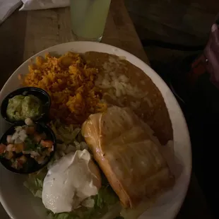 Chimichanga Dinner