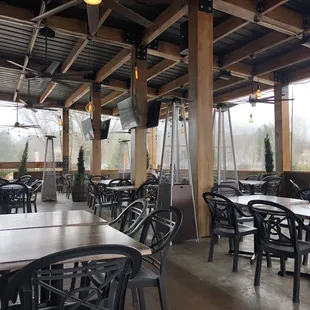 Outside seating