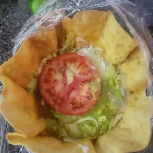 Watery and cold.  Hardly anything in it