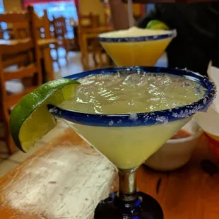 Generous, delicious margaritas!