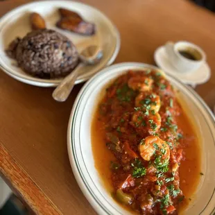 Fish and Shrimp, rice