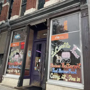 Outside of restaurant