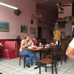 Main dining room - fairly small - about 12 tables