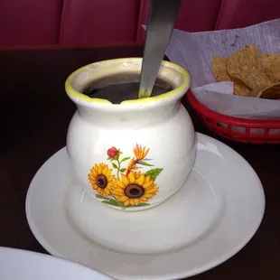 Coffee in a sweet mug!