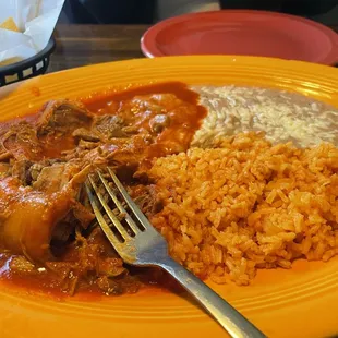 Pork Chili Colorado.