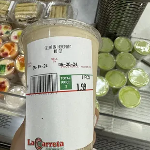 Horchata Jello! Cool flavors! Looks like the store is going through some renovations and looking good