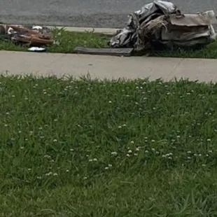 Their cart pick up guy littered in front of my home!!