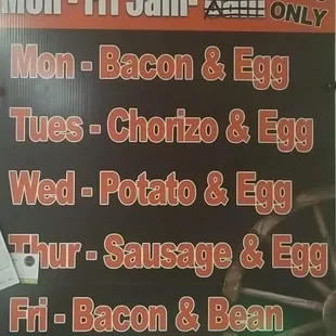 1.20 tacos from 5am 10am 5720055