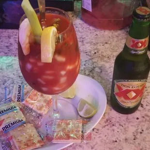 oysters and mussels, drink