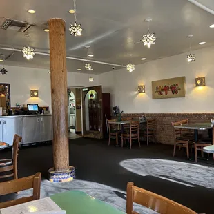 the interior of a restaurant