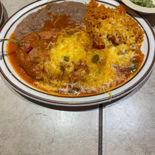 Chile relleno 
Try our delicious Chile rellenos you won't regret it