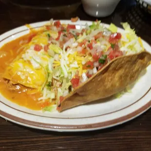 Mole Chicken Enchiladas