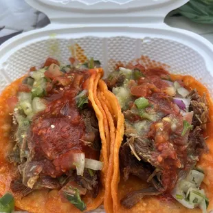 Single tacos - Birria