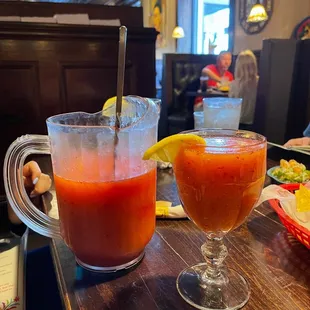 Frozen strawberry margarita pitcher