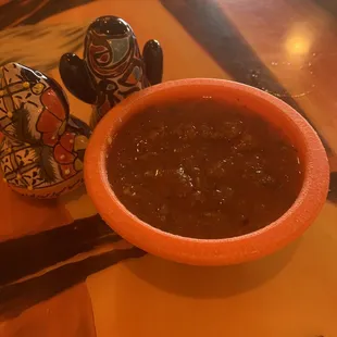 a bowl of chili