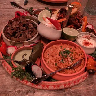 @endoedibles on Instagram 10/01/24
 
 Puebla Platter - Suadero-Style Brisket, Pork Al Pastor
