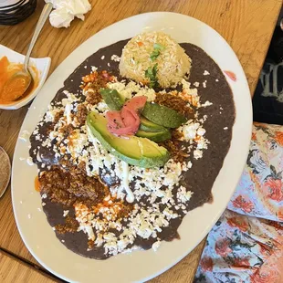 Enfrijoladas Enchilada