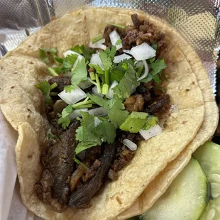 Steak taco