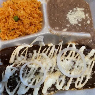 Mole Enchiladas