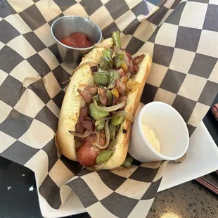 Bacon Wrapped Hot Dog