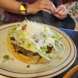 Sope Con Carne ($4.49). 7/3/2022