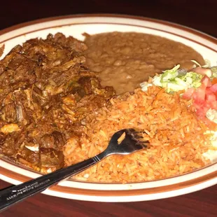 Goat Birria Plate