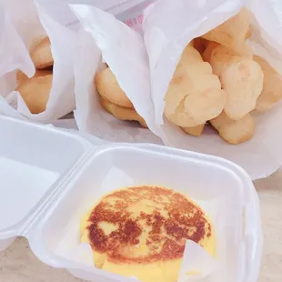 Almojabana, Pan de Bono, Pan de Yuca, &amp; Arepa de Choclo.