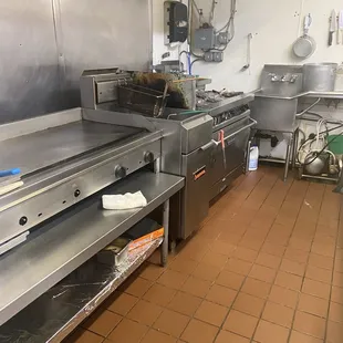 a commercial kitchen