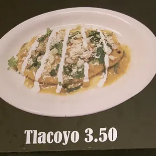 Tlacoyo $3.50