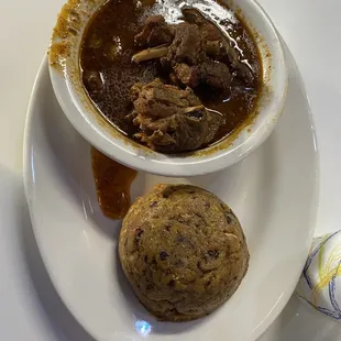 Trifongo w/ Pollo Guisado