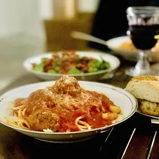 Meatballs in red Sauce from La Casa del Pane are Superb. Winners Circle OuiOui :)...