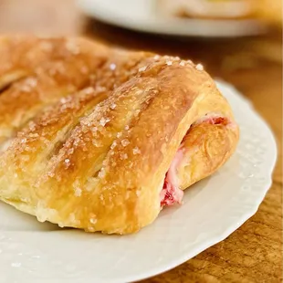 "Strawberry crema croissant" Best thing I ever ate ohmygosh so yummy petit trésor OuiOui :)...