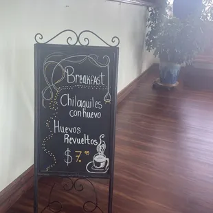 Breakfast available