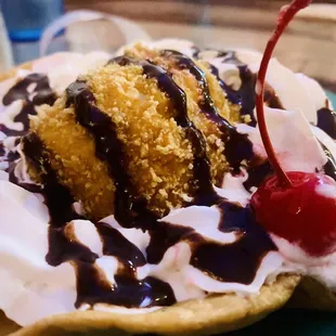 Fried ice cream