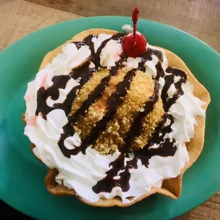 Fried ice cream