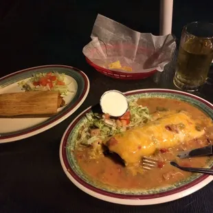 Shredded Beef Burrito