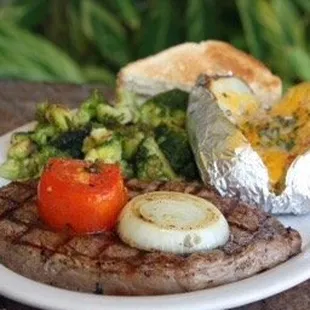 grilled fish, food