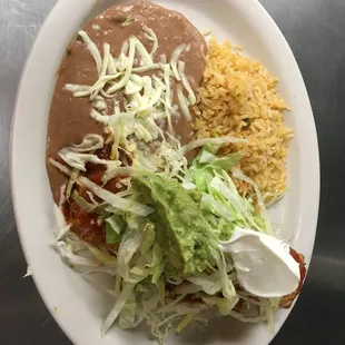 Enjoy the chimichanga lunch special at La Casa Dorada for only 5.95$!!!!!