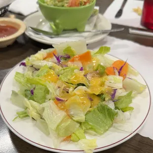 @alifeofeats - salad included with and preceding Steak Picado