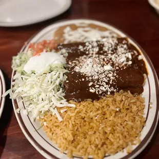 Mole Enchiladas