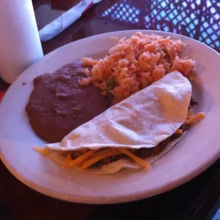 a plate of food
