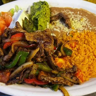 Steak Fajitas Lunch