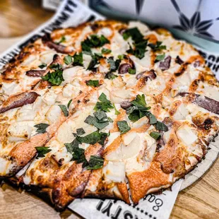 Mentaiko Mochi Pizza