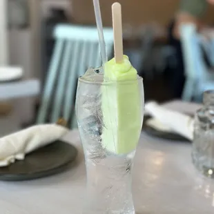 Melona Bar in Melon Soda &amp; Sochu