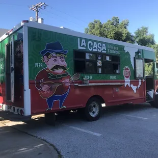 the side of the truck